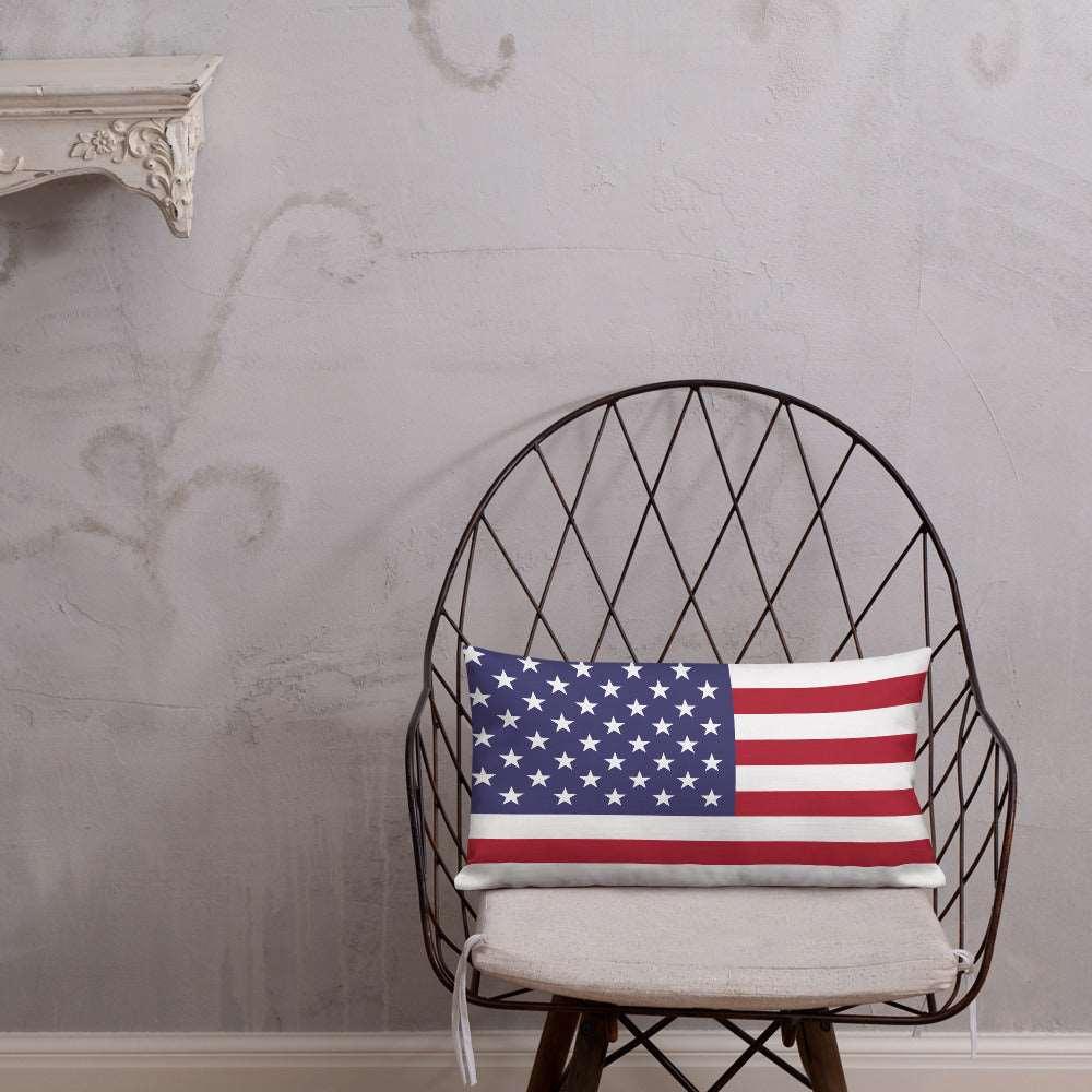 American Flag Premium Pillow / Old Glory - Lizard Vigilante