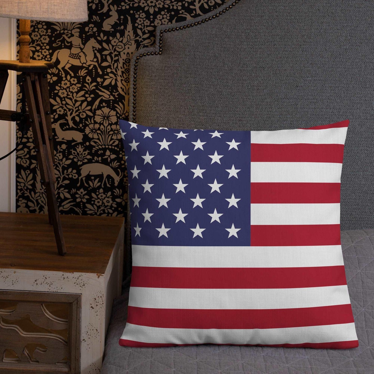 American Flag Premium Pillow / Old Glory - Lizard Vigilante