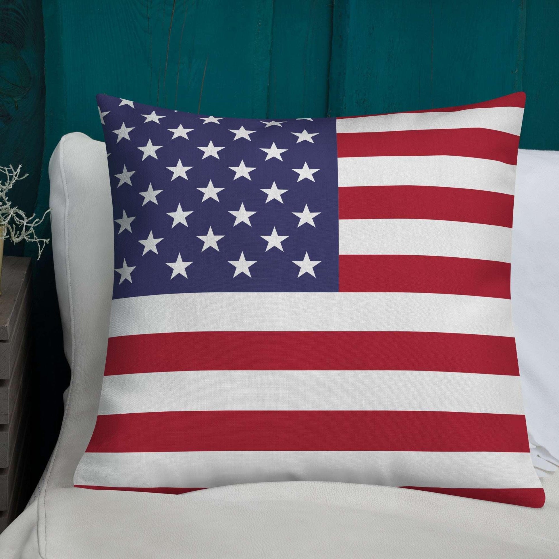 American Flag Premium Pillow / Old Glory - Lizard Vigilante