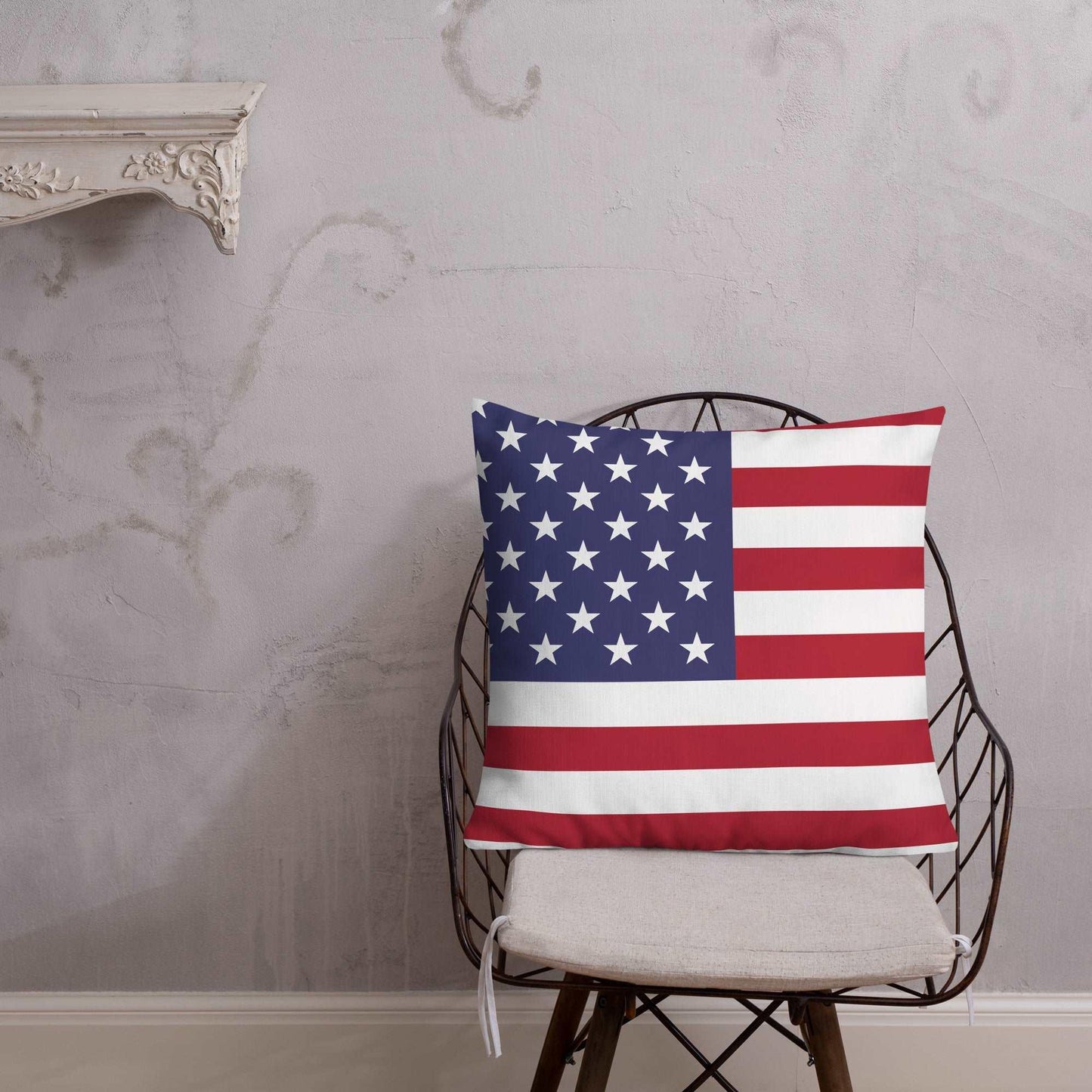 American Flag Premium Pillow / Old Glory - Lizard Vigilante