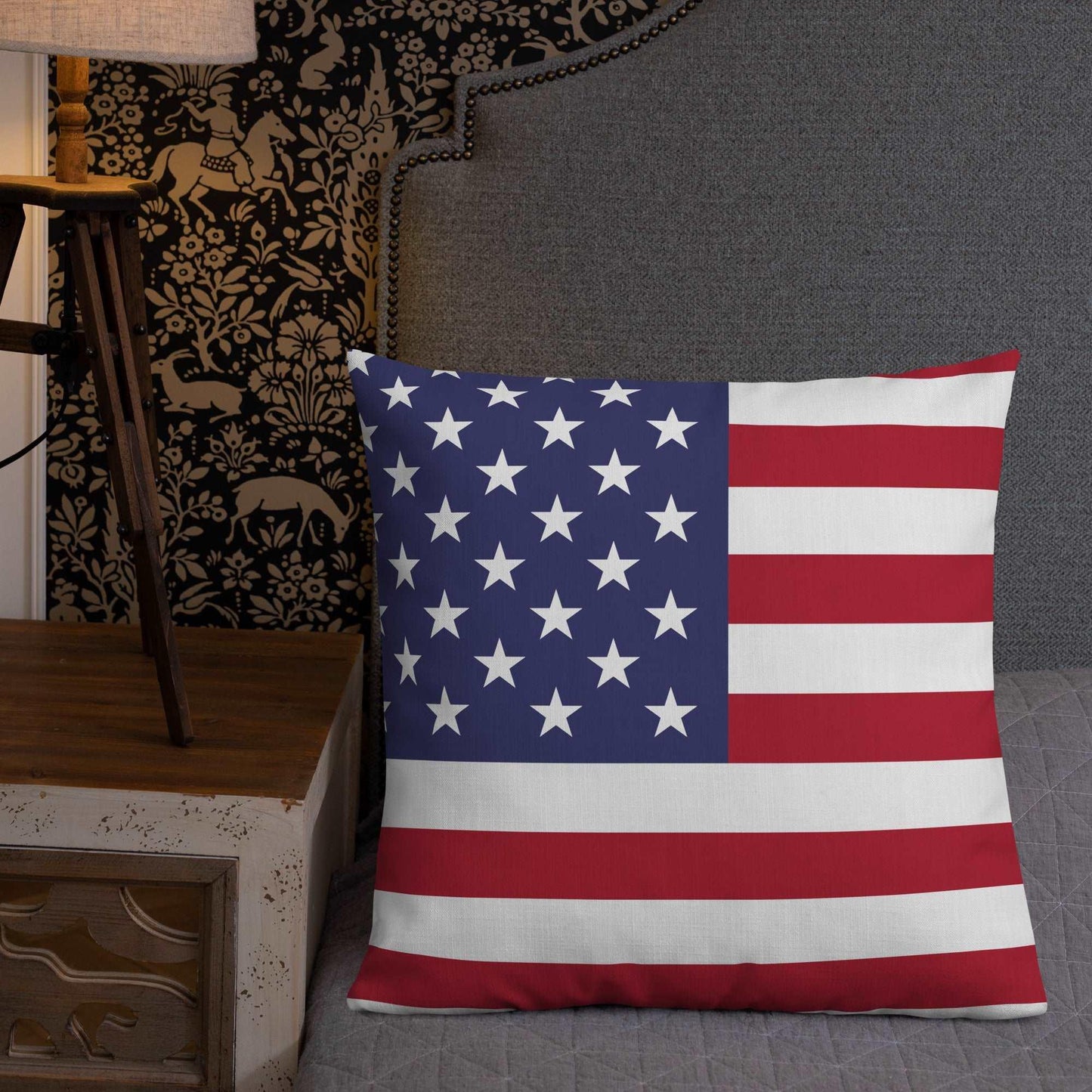 American Flag Premium Pillow / Old Glory - Lizard Vigilante