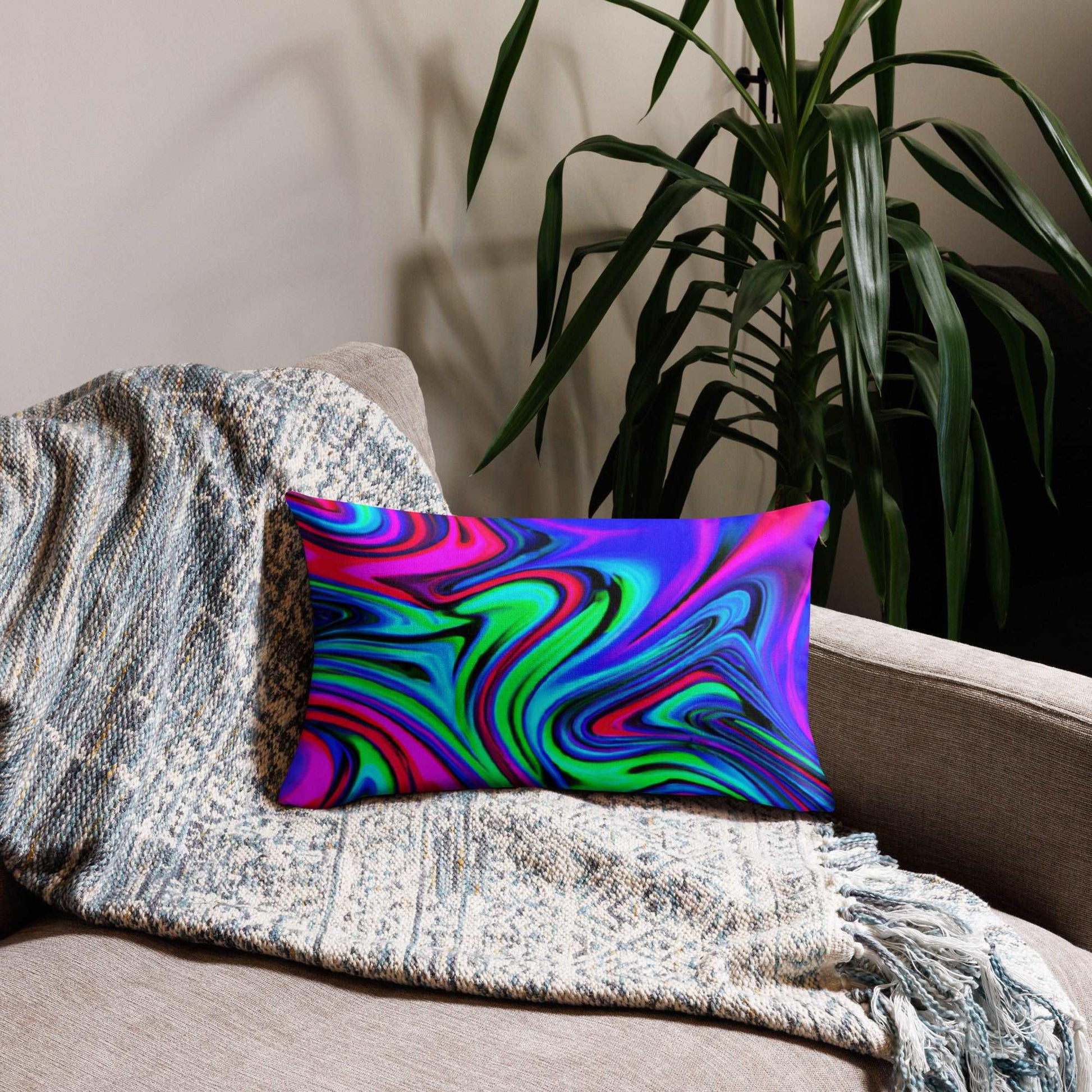 Dazzling Swirled Premium Pillow Case: Transform Your Space with Brilliant Elegance! - Lizard Vigilante