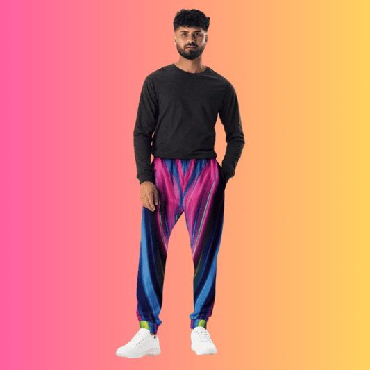 Electric Neon Joggers for Raves and Festivals - Vibrant EDM Wear
