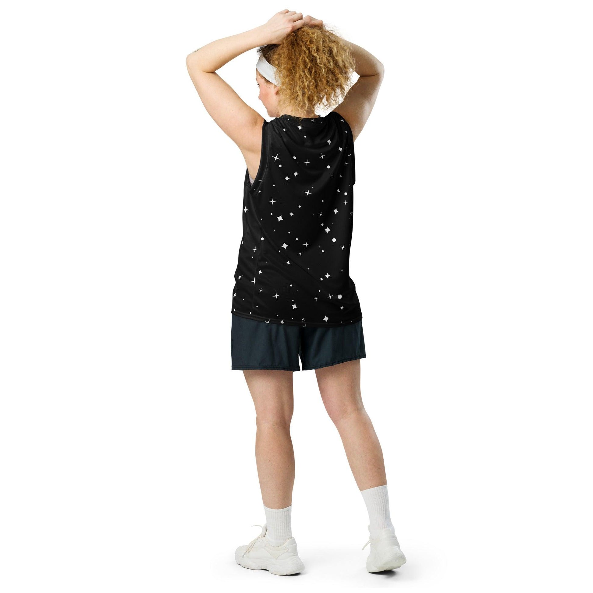 FIND ME A FESTIVAL Recycled Unisex Basketball Jersey - Lizard Vigilante