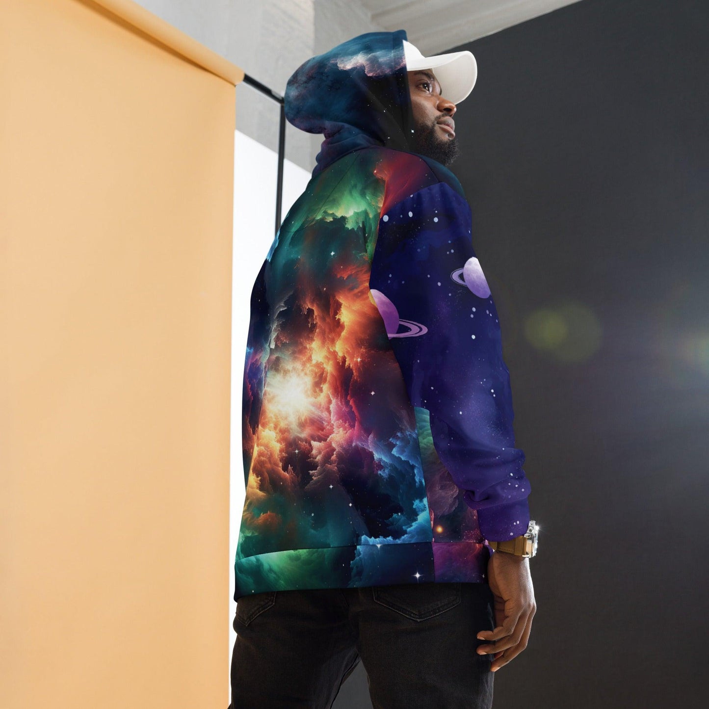 Trippy Space Galaxy Unisex Hoodie for Festivals