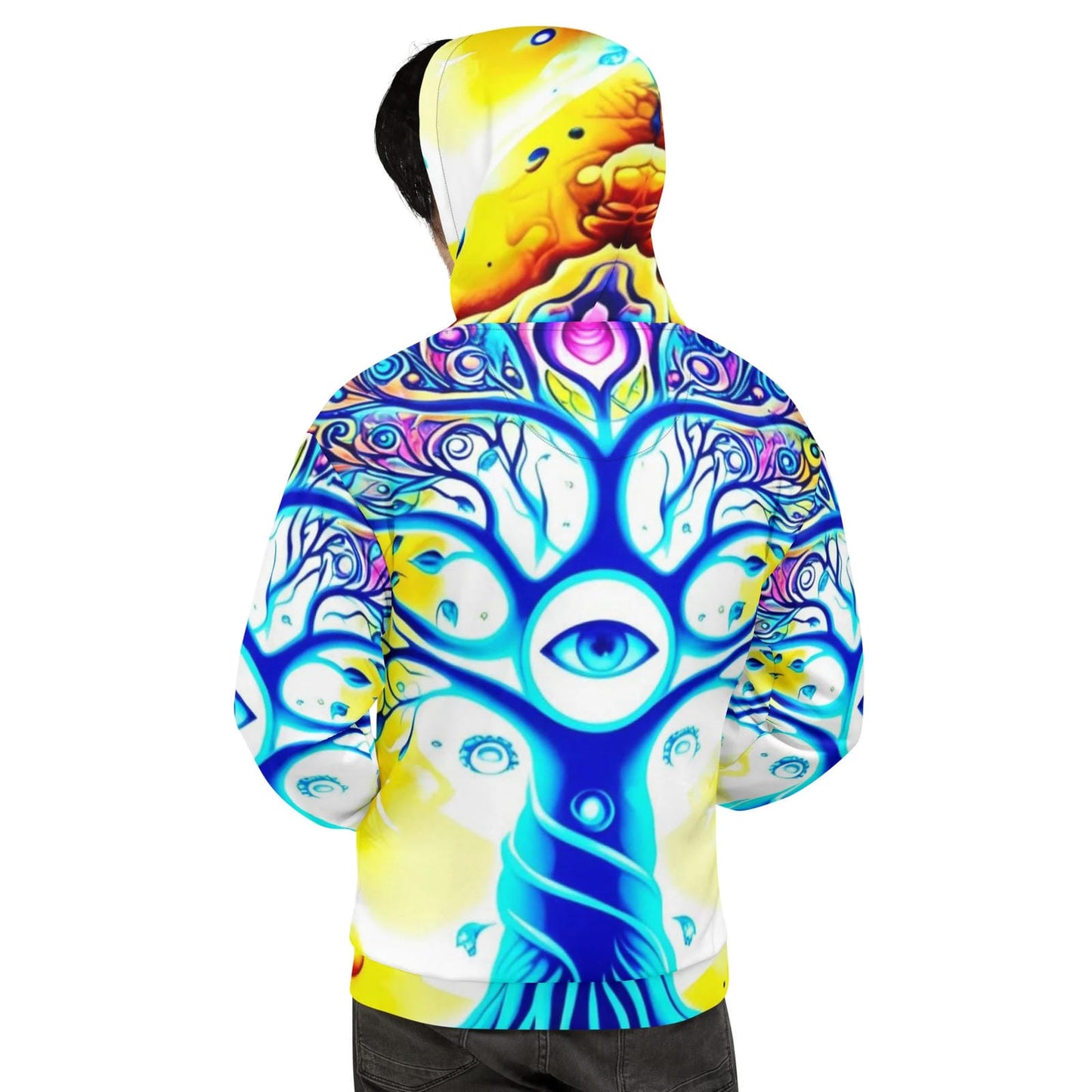 All Seeing Tree Festival Hoodie for Rave Vibes