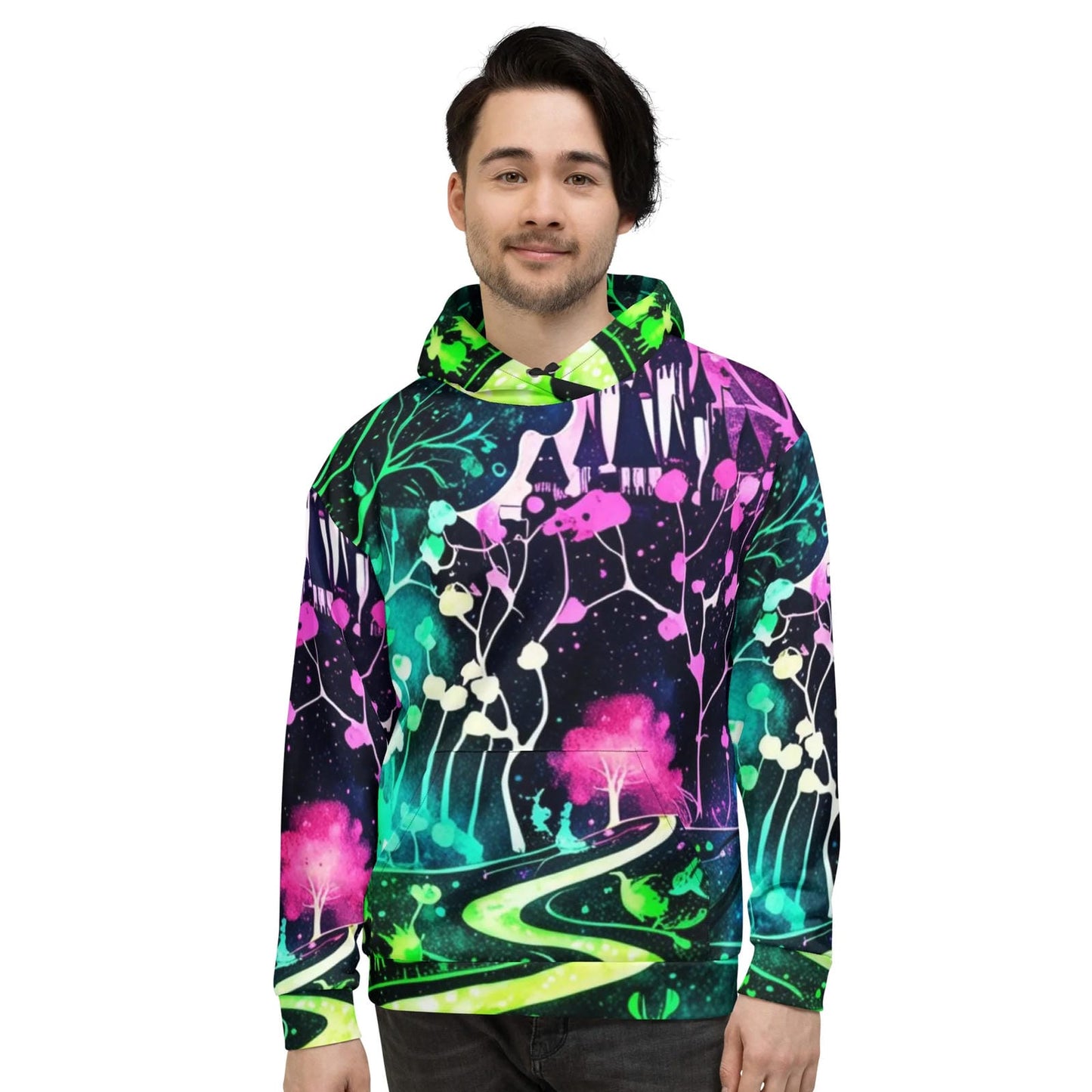 Neon Trip Path Festival Hoodie