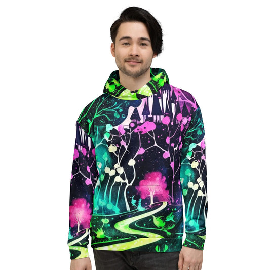 Neon Trip Path Festival Hoodie