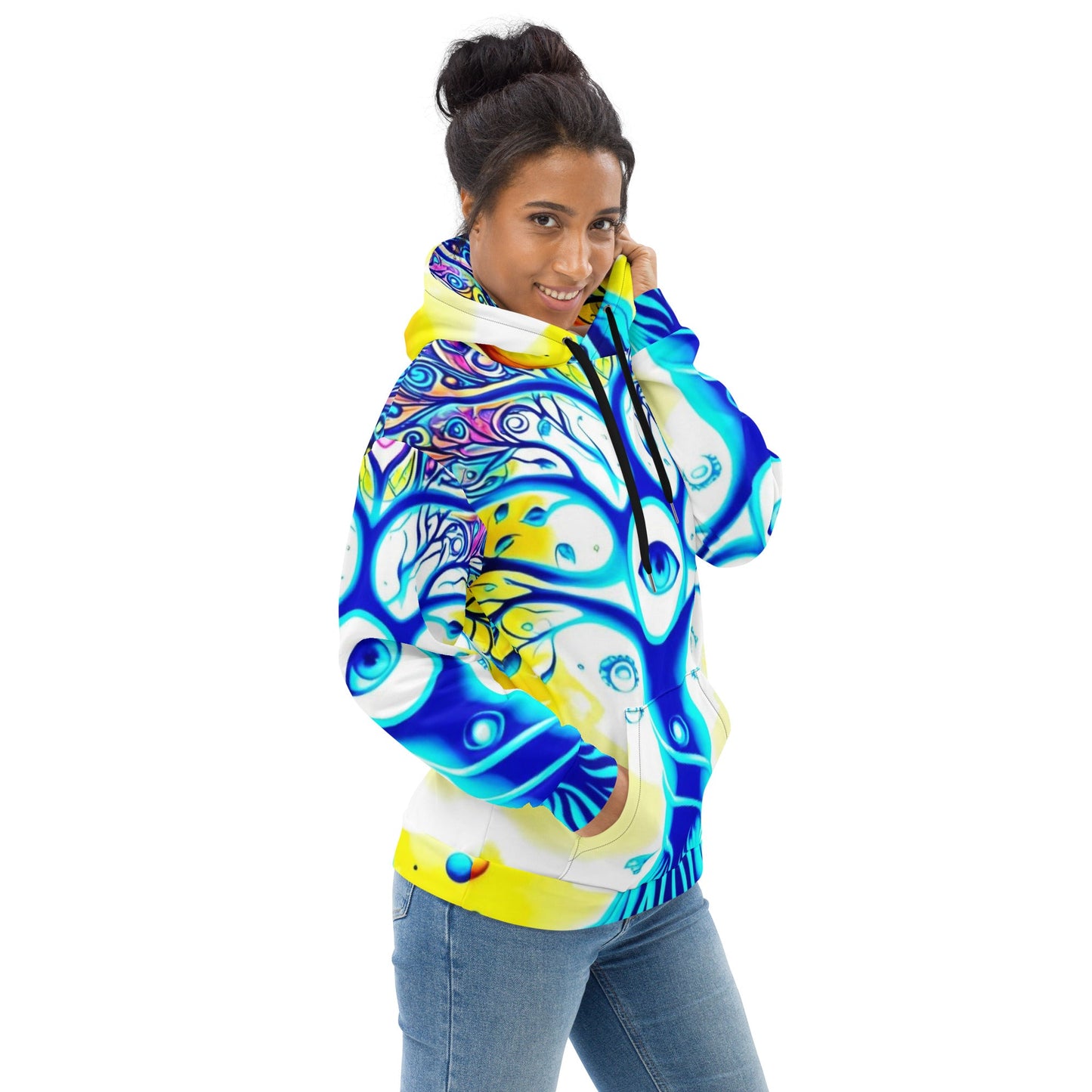 All Seeing Tree Festival Hoodie for Rave Vibes