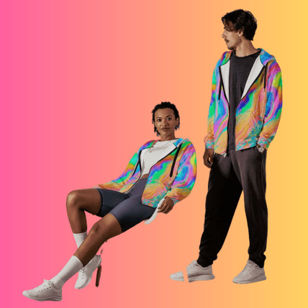 Eco-Conscious Unisex Zip Hoodie - Ideal for Music Festivals