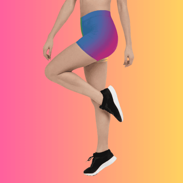 Vibrant Radiant Dance Shorts for Rave and Festival Adventures