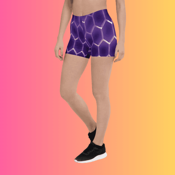 Bold and Colorful Abstract Festival Shorts for EDM Lovers