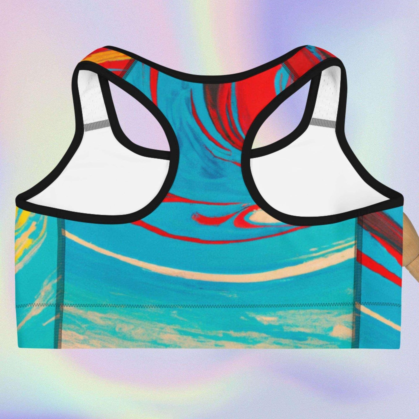 Swirls Sports bra - Lizard Vigilante