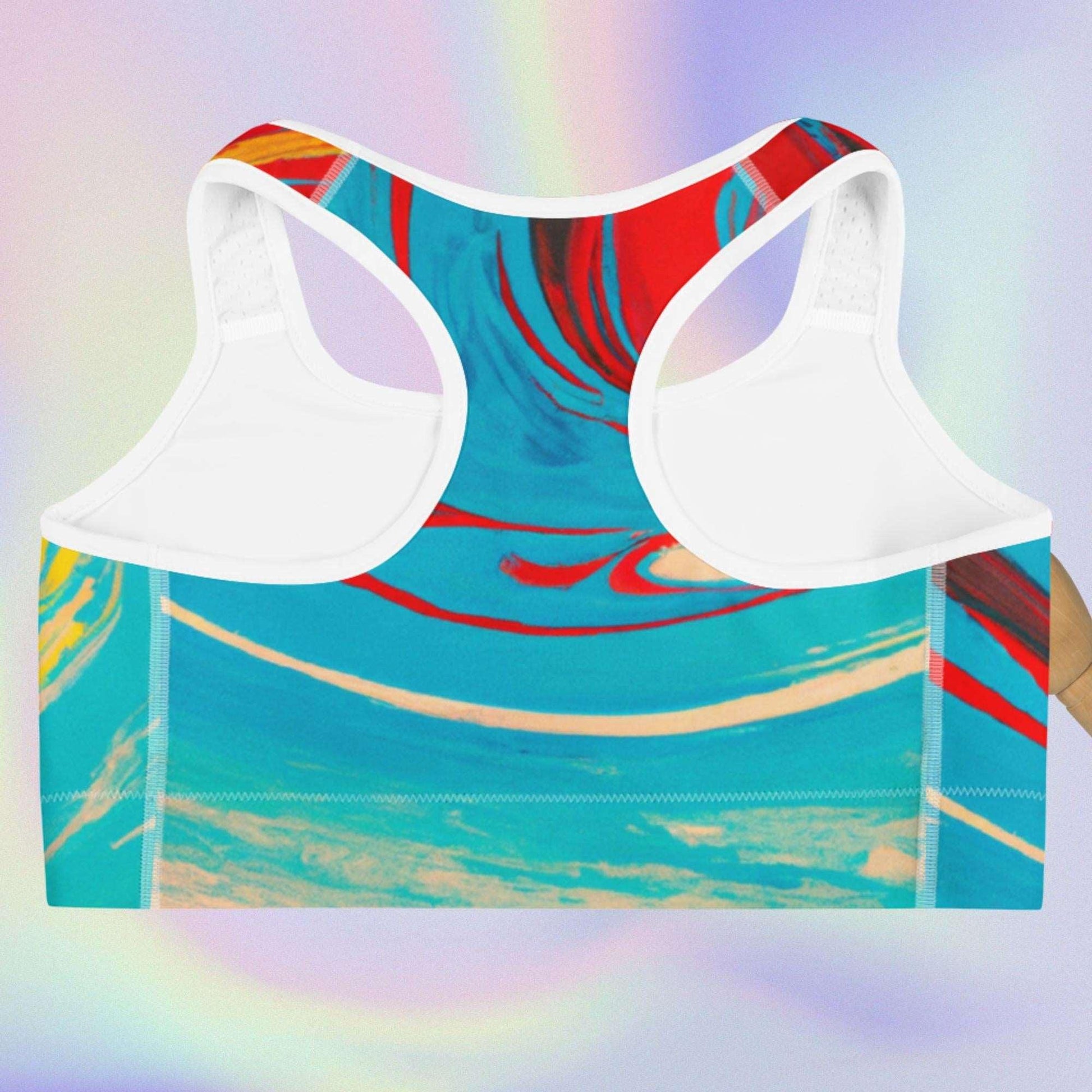 Swirls Sports bra - Lizard Vigilante