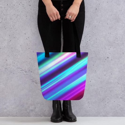 Purple Sliced Tote bag - Lizard Vigilante