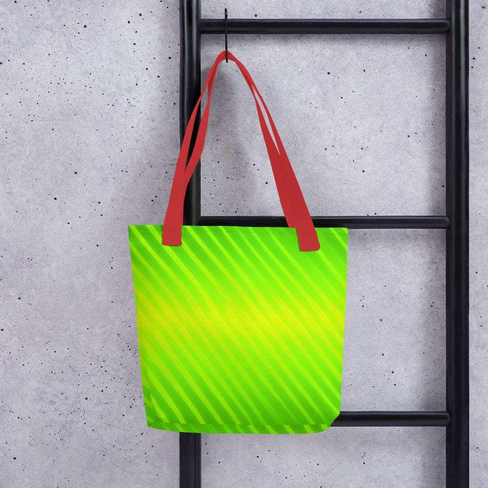 Beautiful Green All-Over Tote Bag / Greeny Satchel by Evets! - Lizard Vigilante