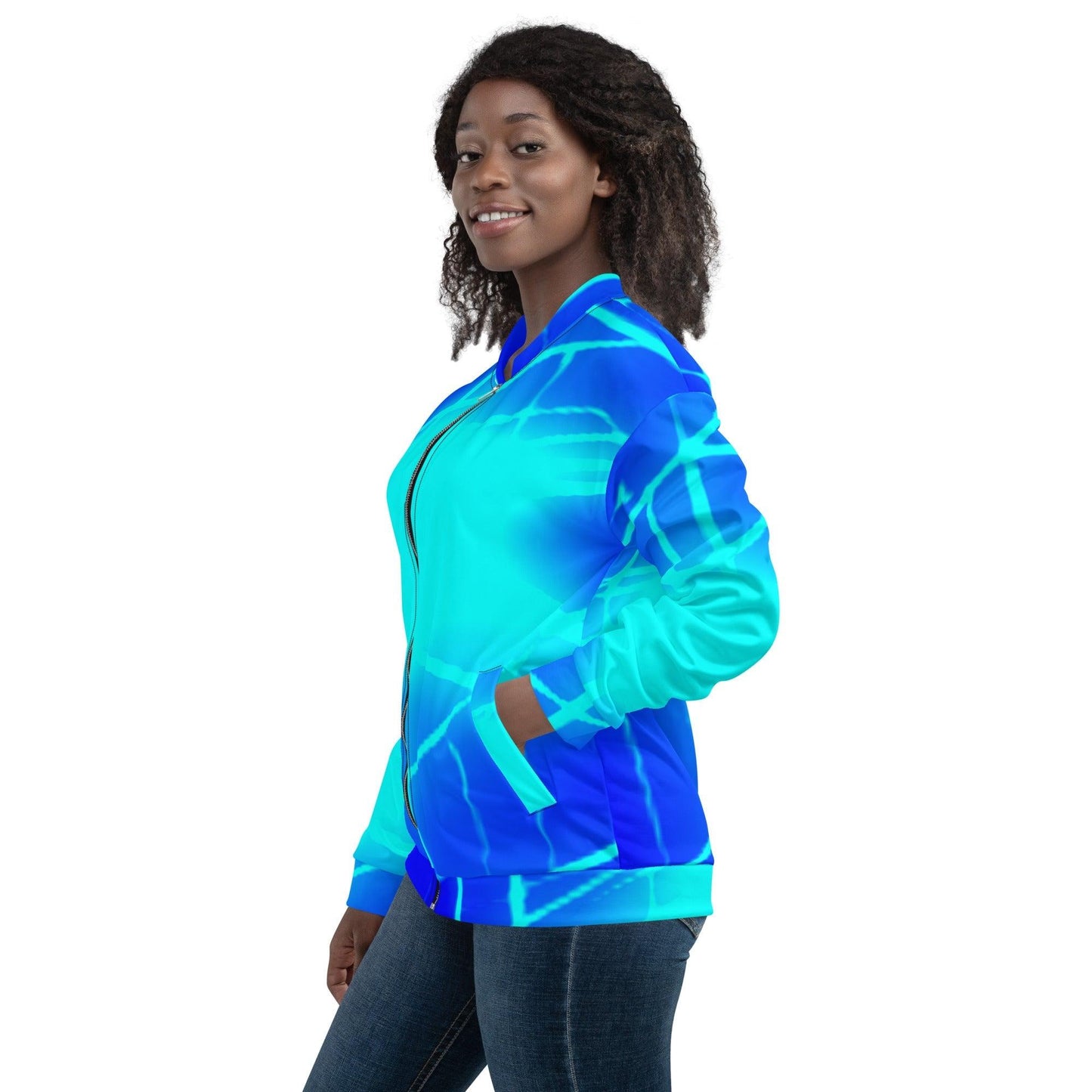 Bluetastic Unisex Bomber Jacket - Lizard Vigilante