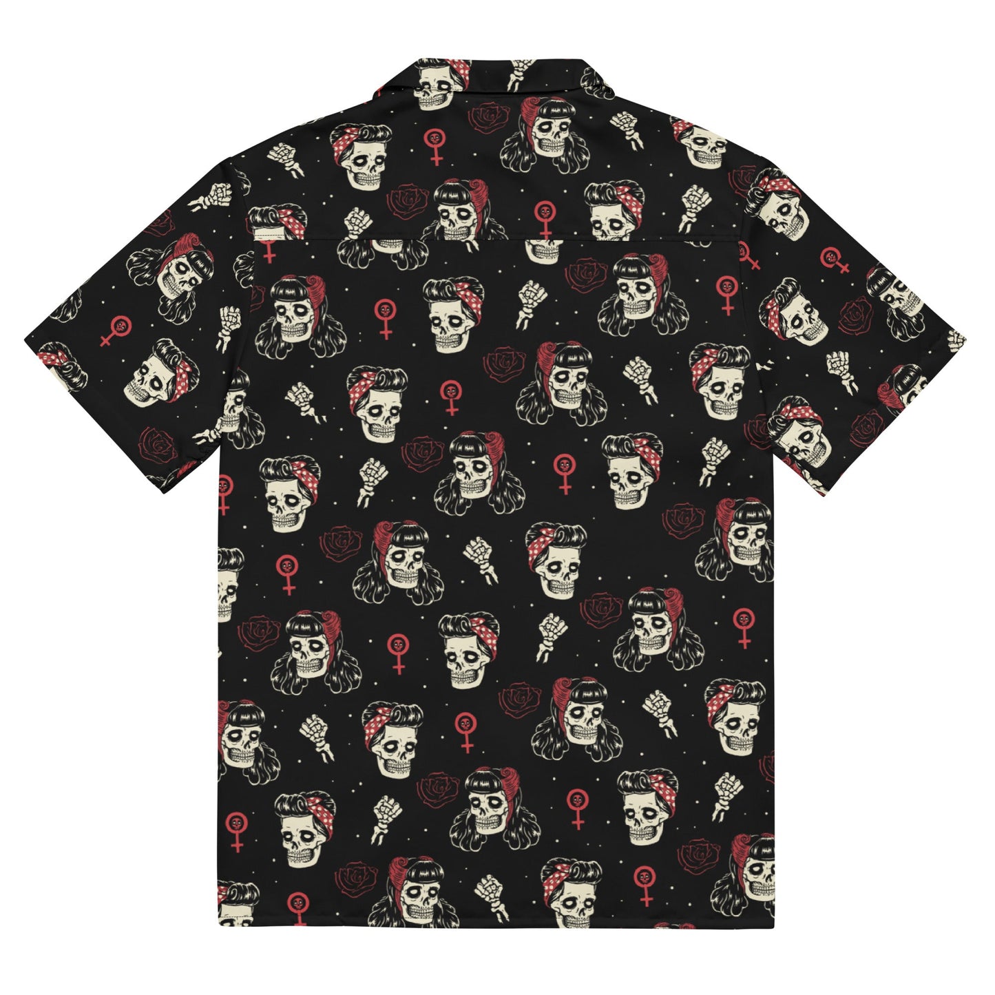 Undead Rosie Riveter Button-up