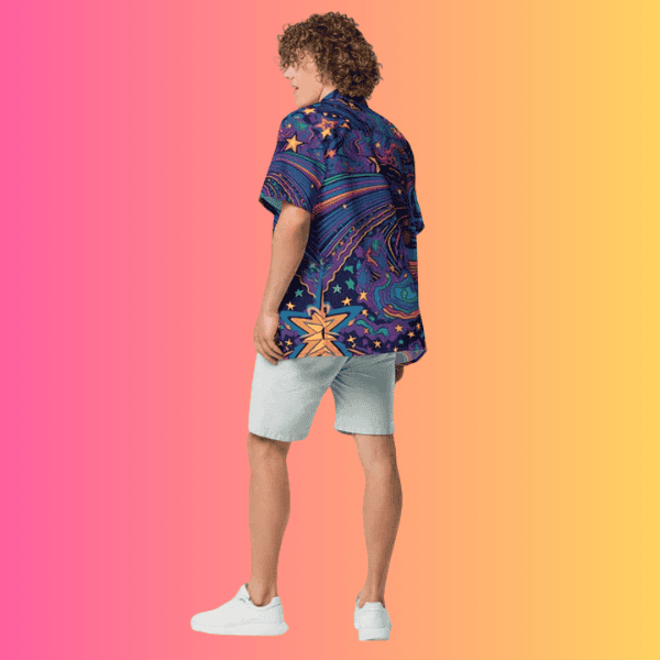 Psychedelic Universe Festival Button-Up Shirt