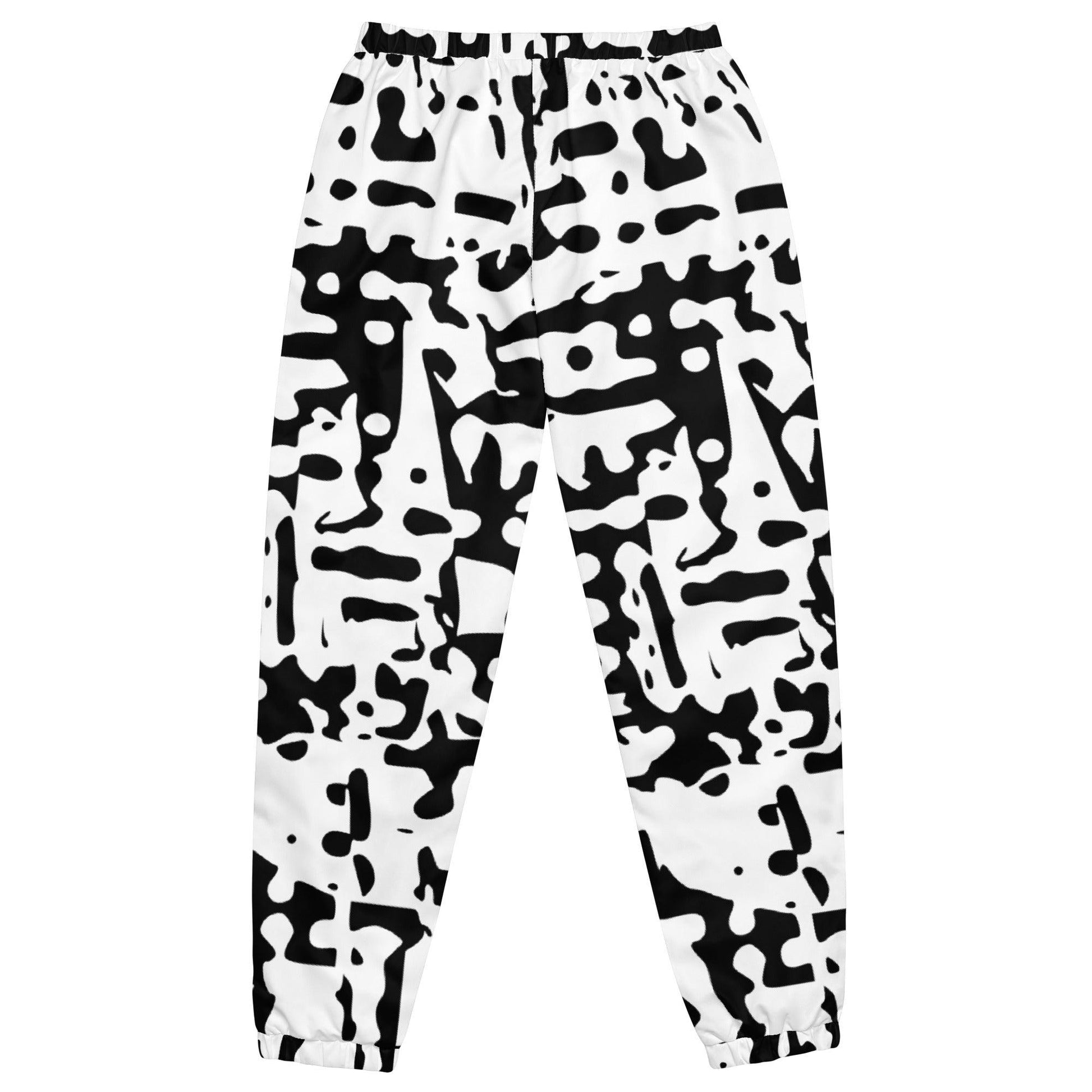 B&W Unisex track pants - Lizard Vigilante