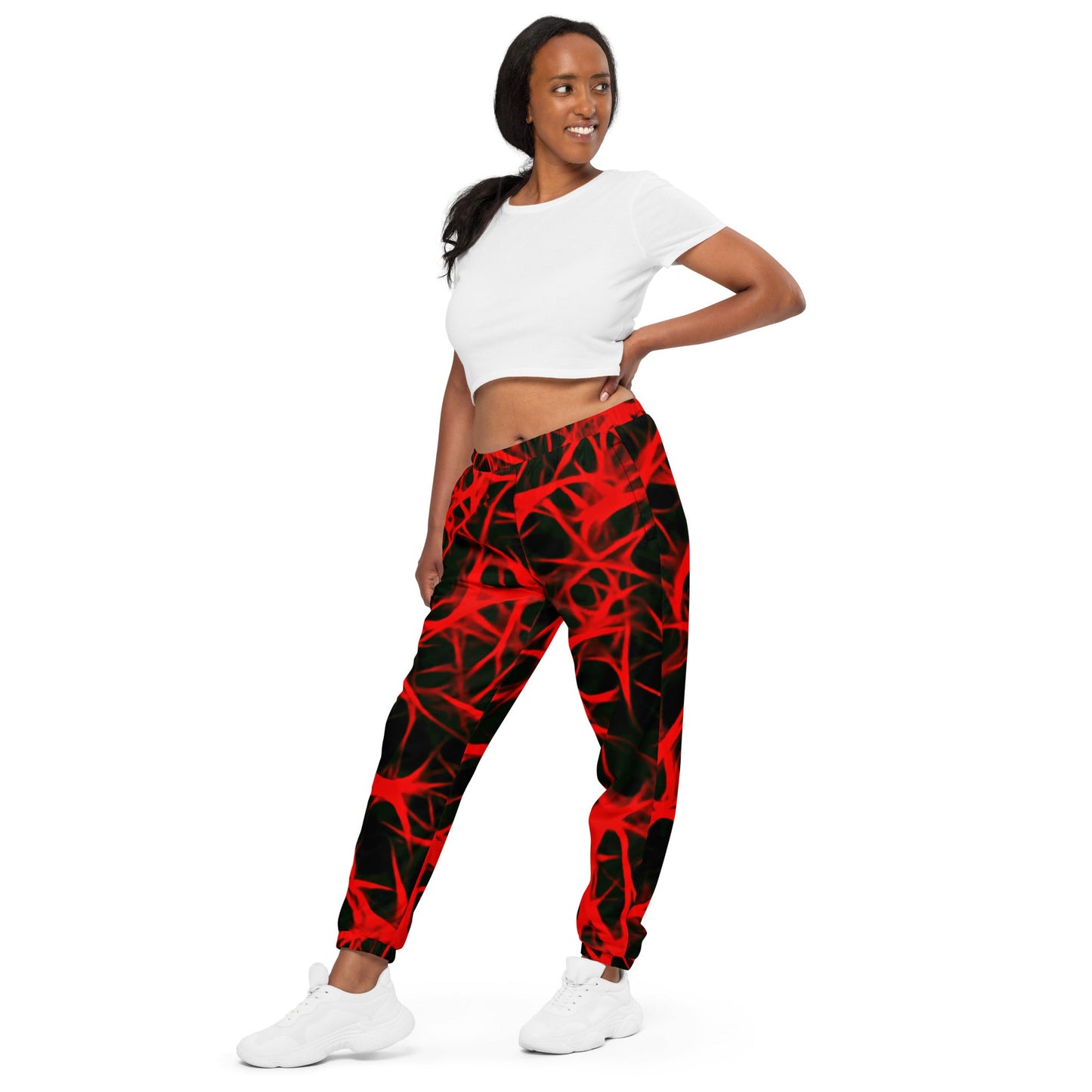 Into The Red Charged Unisex Track Pants "The Only Pants With A Lizard Vigilante Theme Song" - Lizard Vigilante