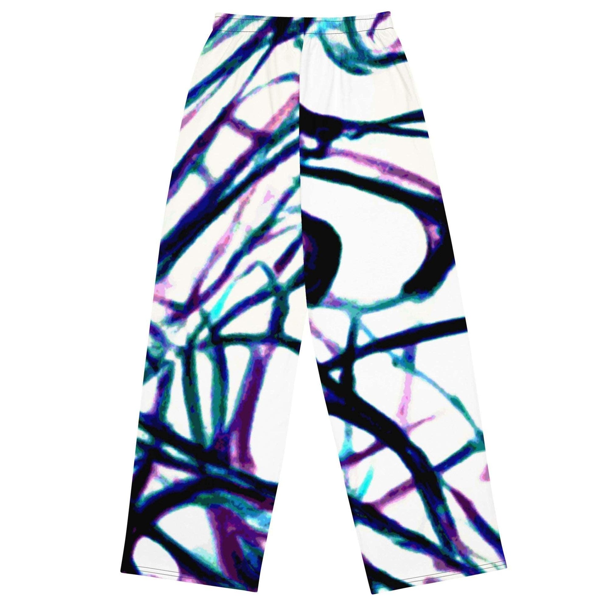 All-Over YOU Print by Evets! Unisex Wide-Leg Pants - Lizard Vigilante