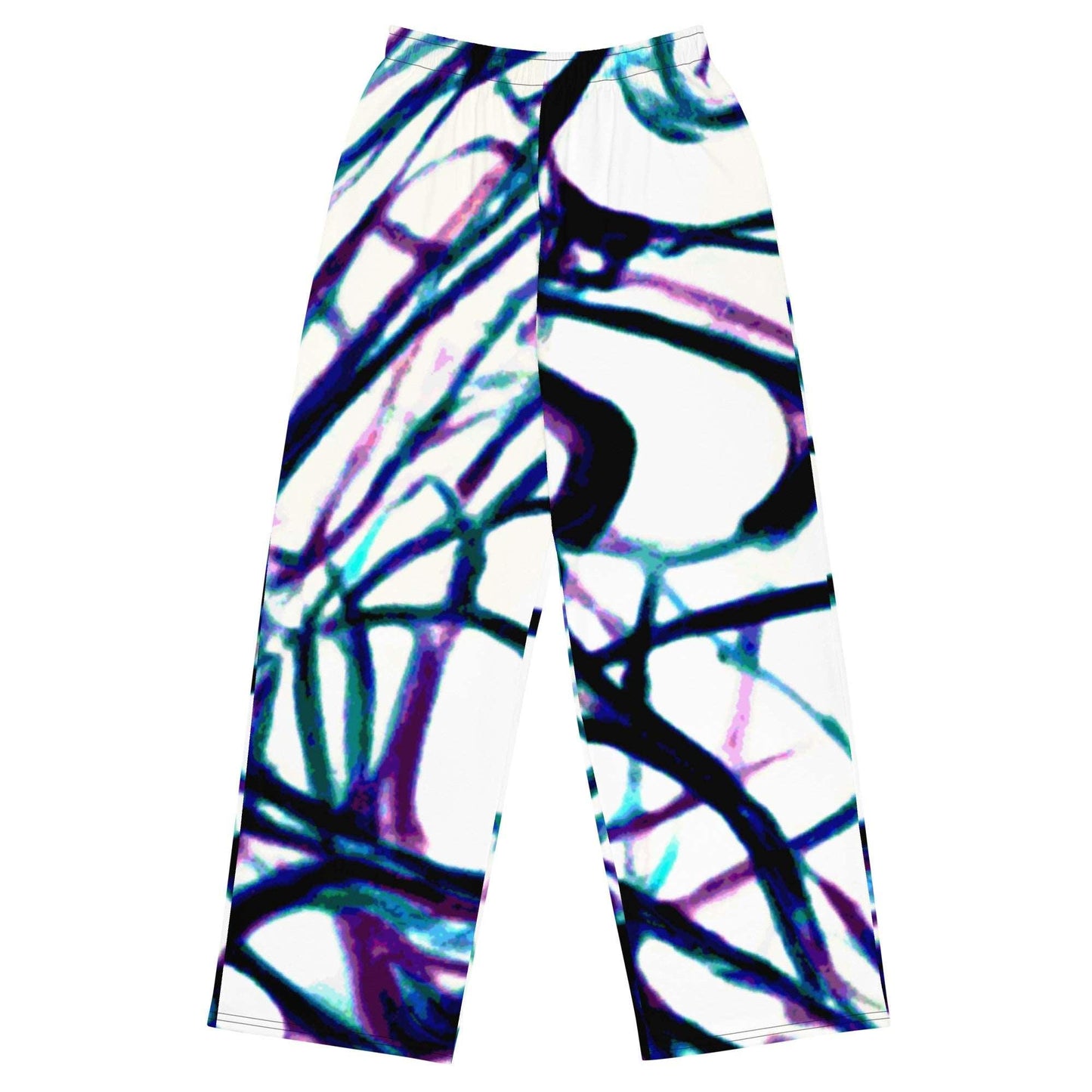 All-Over YOU Print by Evets! Unisex Wide-Leg Pants - Lizard Vigilante