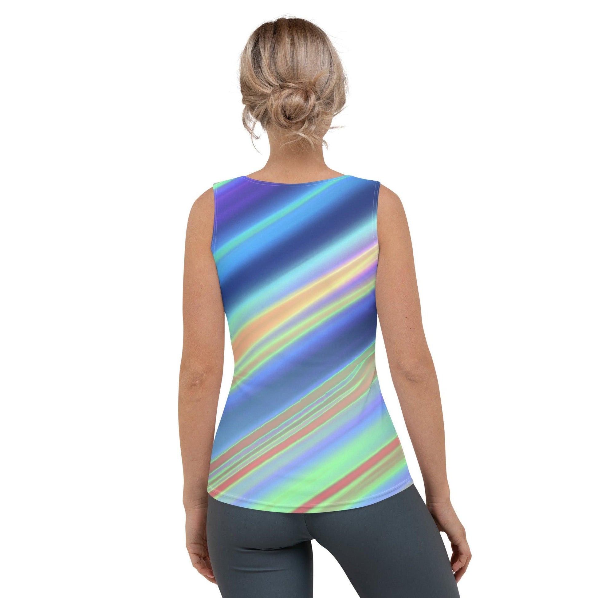 Colorful Sublimation Cut & Sew Tank Top - Lizard Vigilante