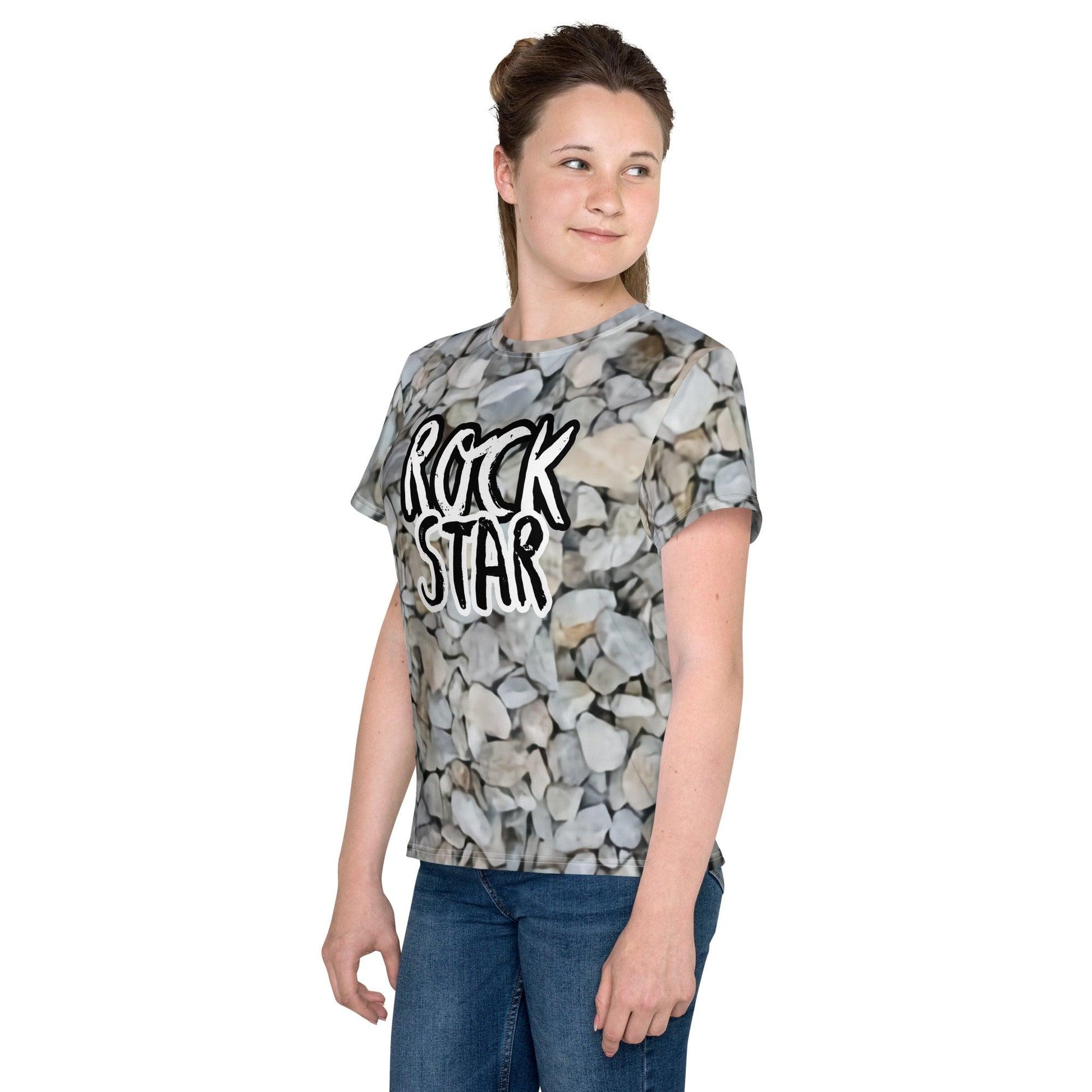 ROCK STAR Youth crew neck t-shirt - Lizard Vigilante