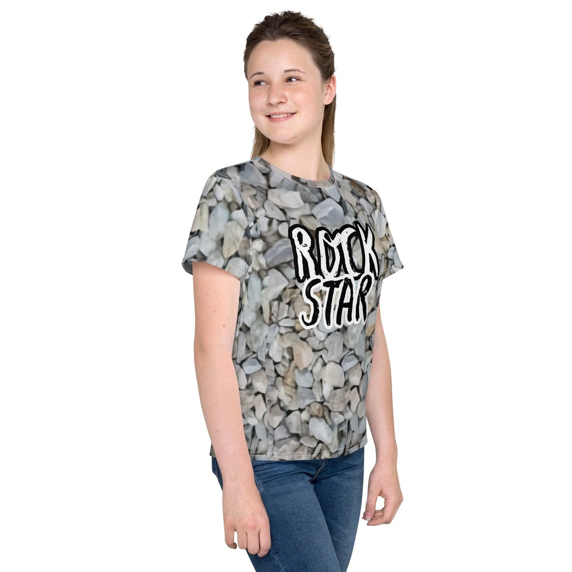 ROCK STAR Youth crew neck t-shirt - Lizard Vigilante