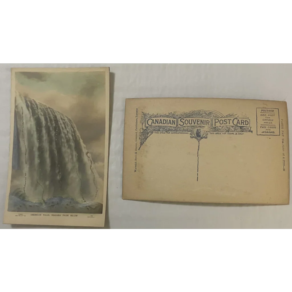Rare 1800s Limited Edition Niagara Falls Postcard Treasure
