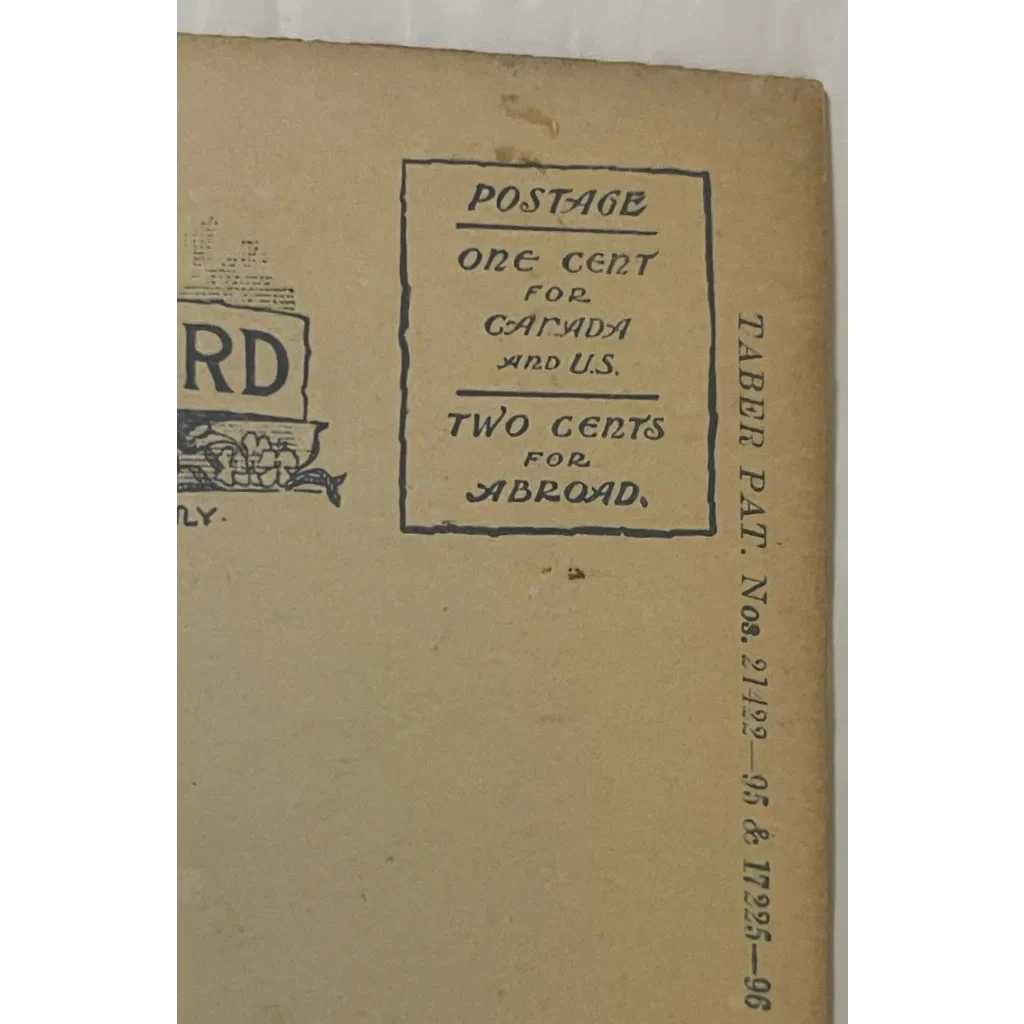 Rare 1800s Limited Edition Niagara Falls Postcard Treasure