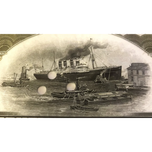Rare Titanic International Mercantile Stock Certificate from 1910s - 1920s