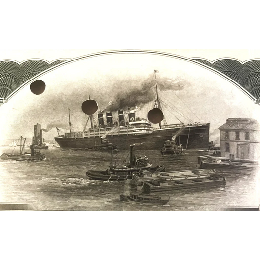 Rare Titanic Era International Mercantile Marine Stock Certificate