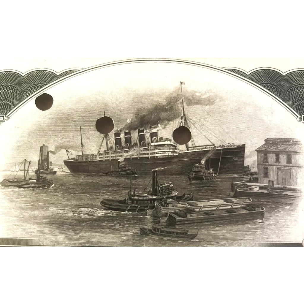 Rare Titanic International Mercantile Marine Stock Certificate