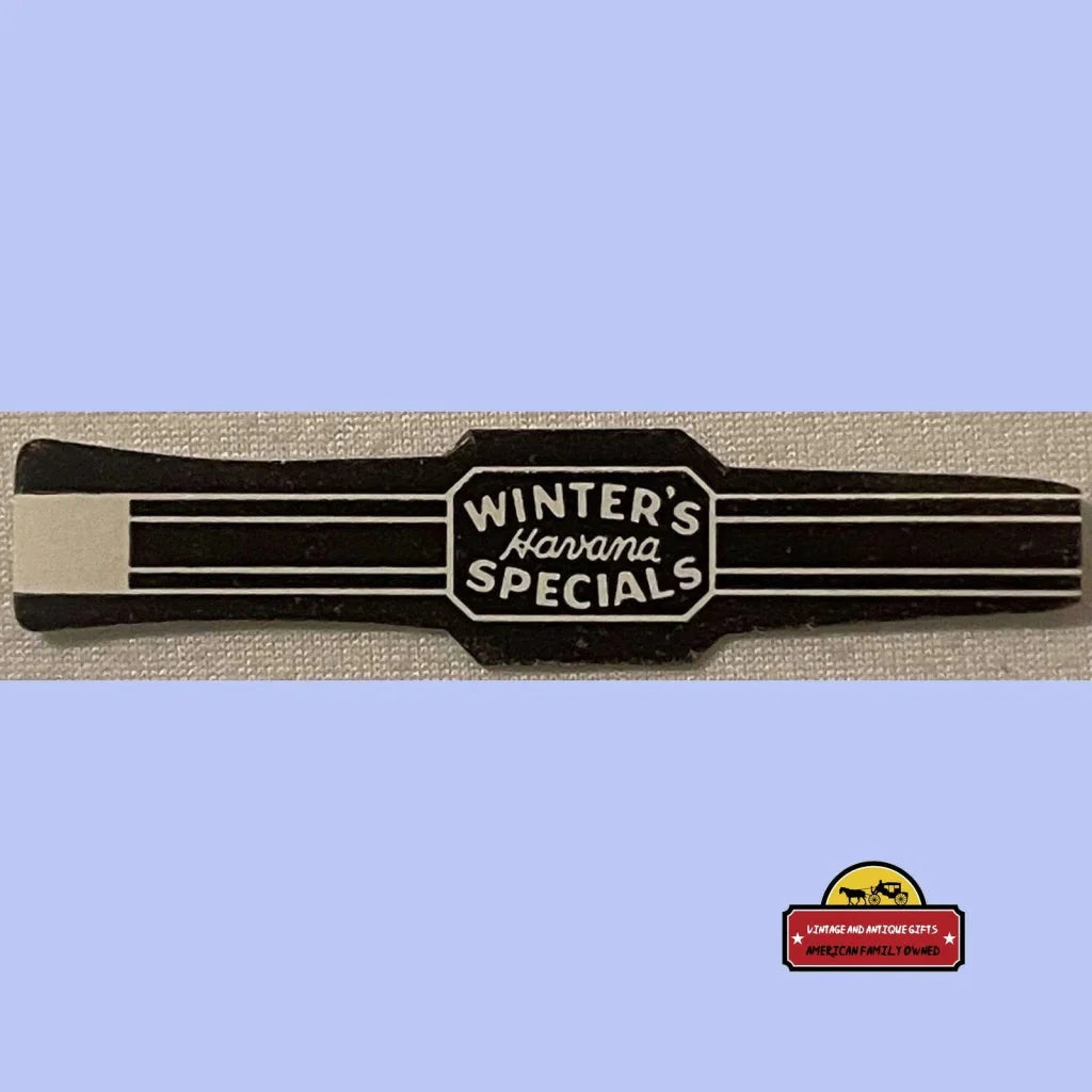 Rare Antique Vintage Winter's Special Cigar Band from Golden Age