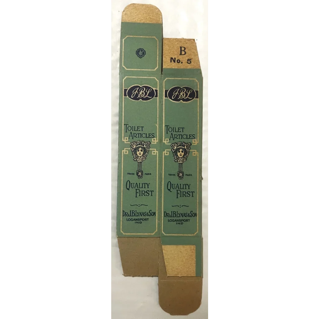 Rare 1920s JBL Toilet Article Collectible in Pristine Condition