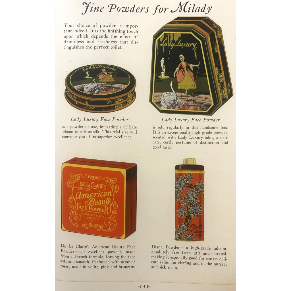 Rare Antique 1920s Milady Toiletry Brochure Catalog Unveiled
