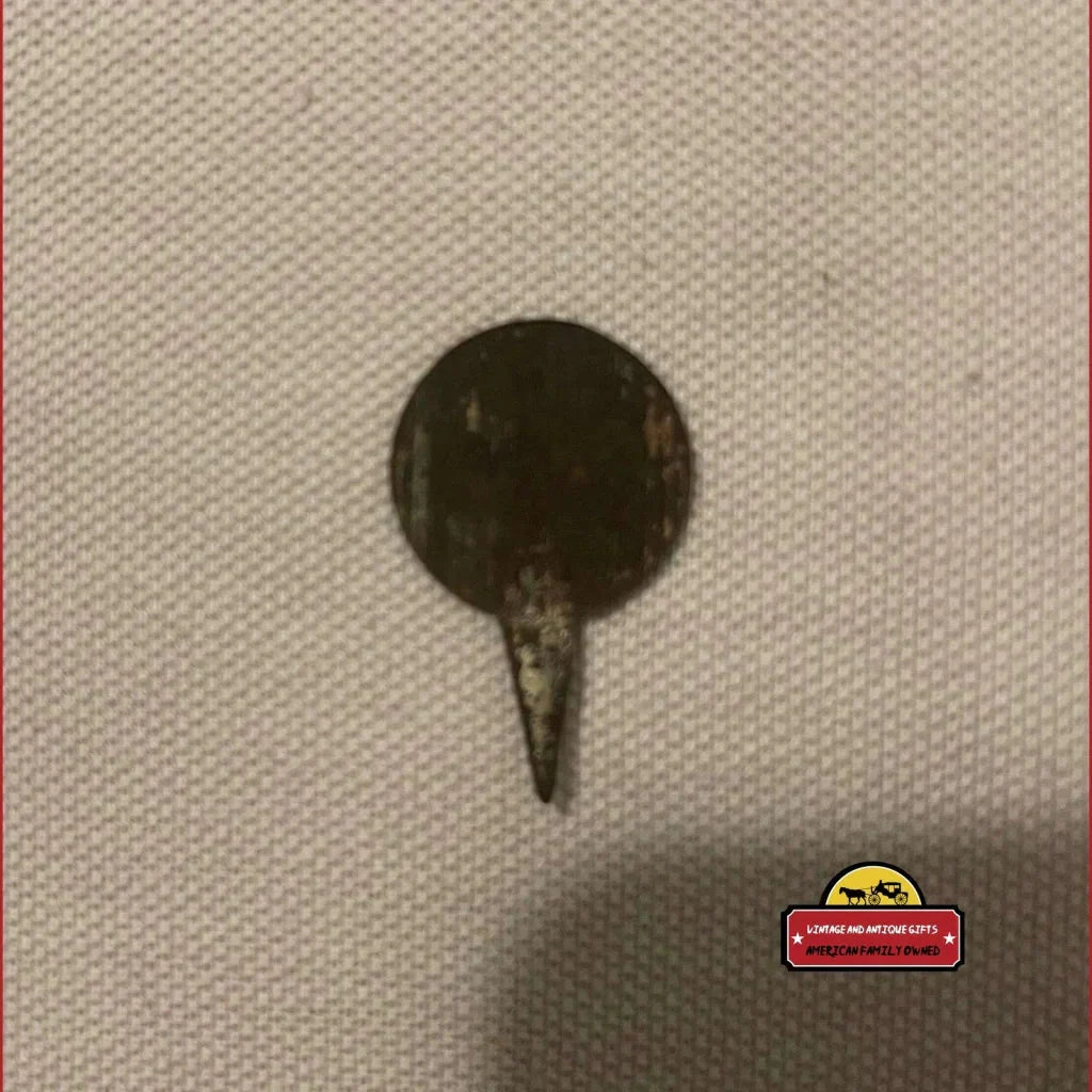 Rare Antique Hampton Home Spun Tin Tobacco Tag Unearthed