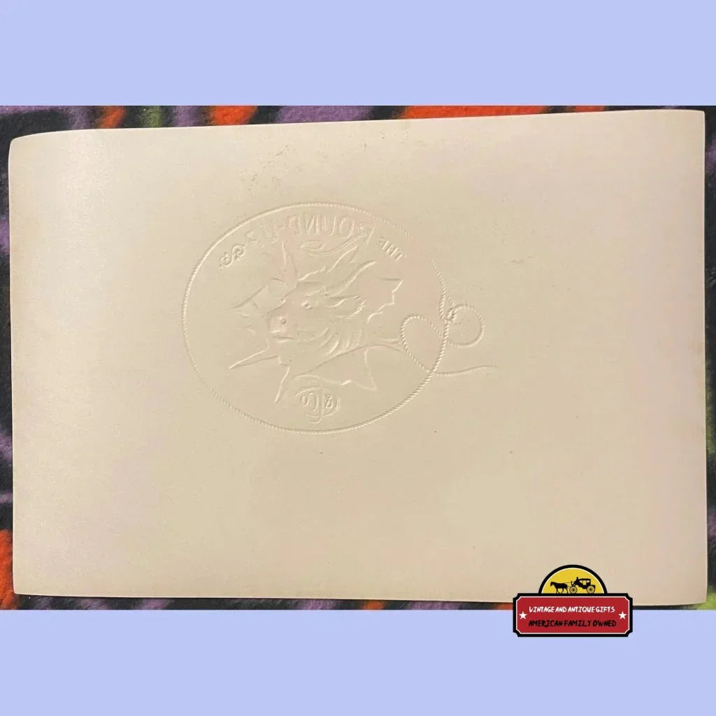 Rare Embossed Cigar Label Showcases 1900s Bull Artwork