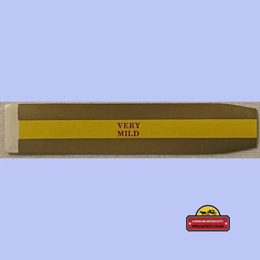 Rare Antique Vintage Cigar Band Brings 1920s Nostalgia Home