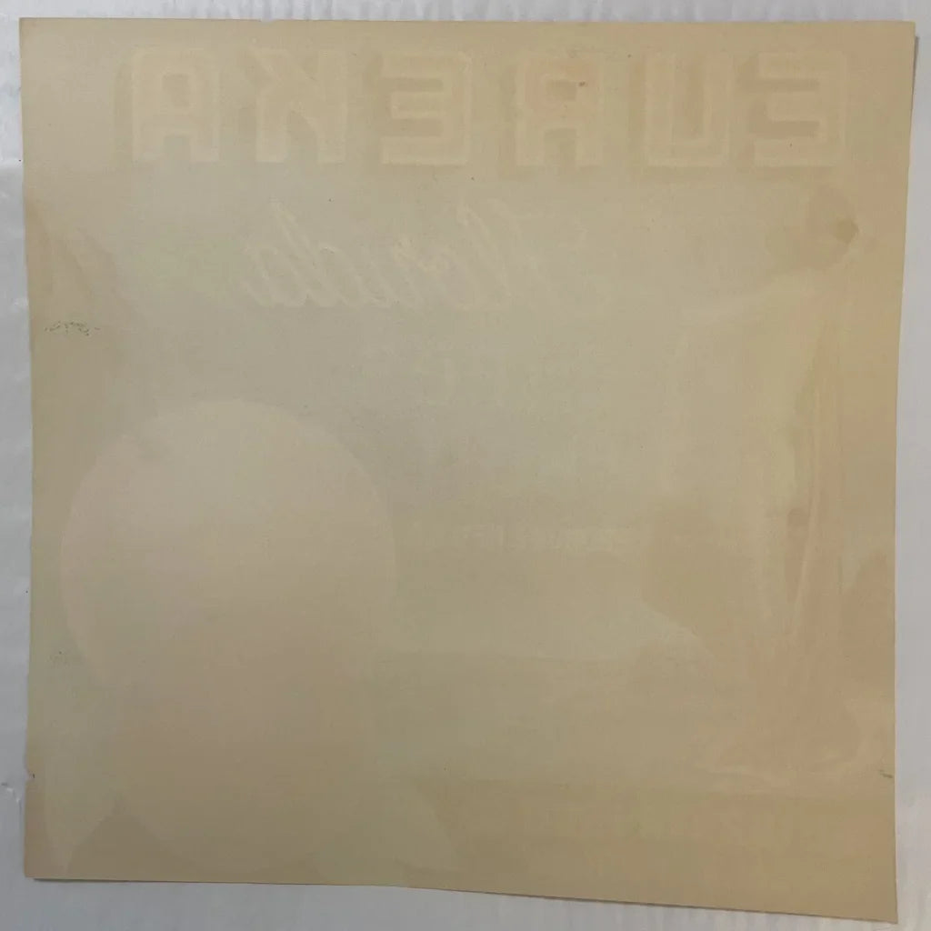 Rare Antique Vintage Eureka Crate Label Native American Florida Art