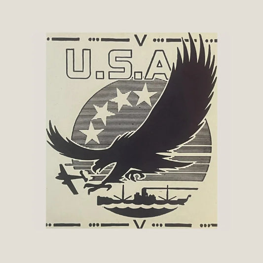 Antique Vintage 1940s Isaac's Lima Bean Can Label WWII Collectible