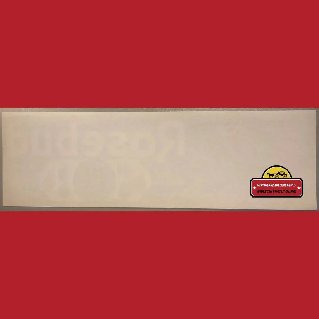 Rare 1950s Strathmore Rosebud Antique Vintage Crate Label