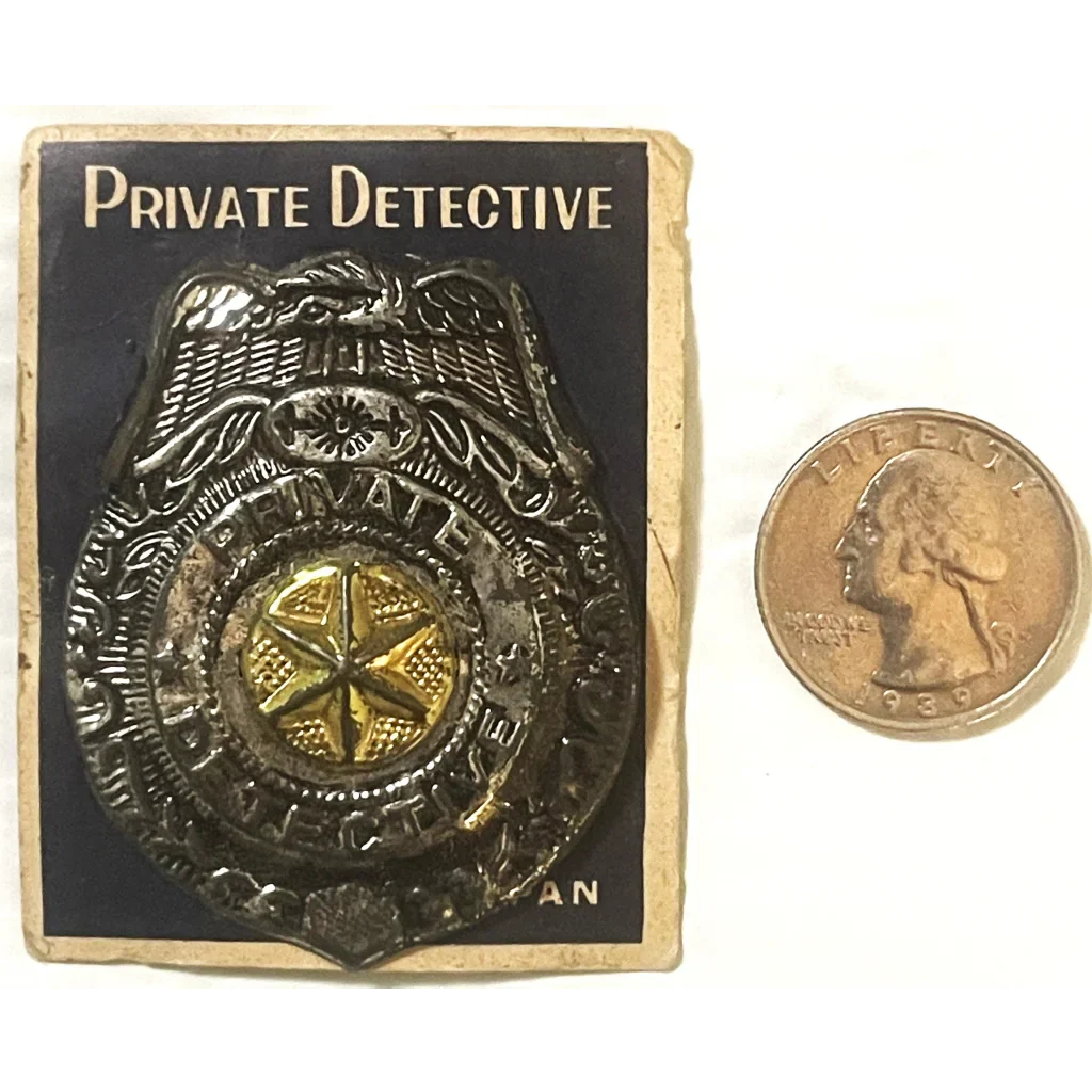 Rare 1950s Tin Special Police Badges Uncover Detective History