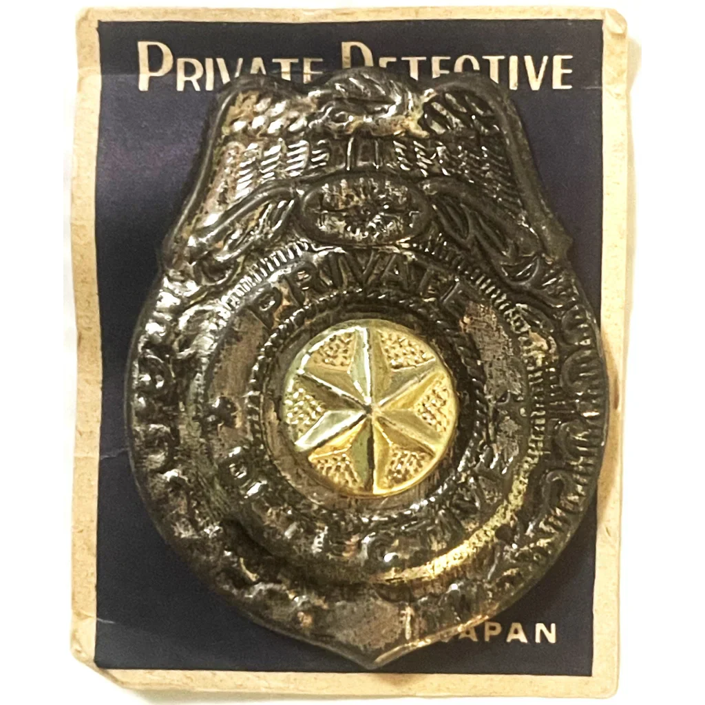 Rare 1950s Tin Special Police Badges Uncover Detective History