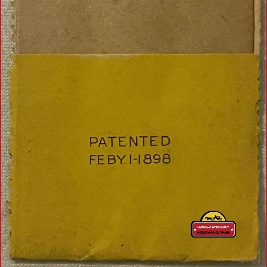 Rare Antique Vintage Acme Cigar Bag from Early 1900s Pennsylvania