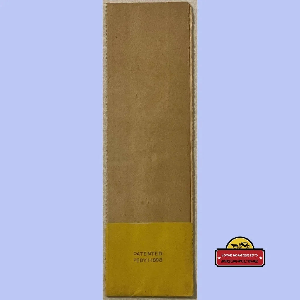 Rare Antique Vintage Acme Cigar Bag from Early 1900s Pennsylvania