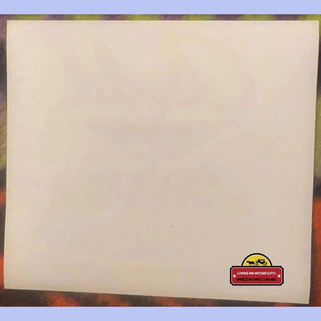 Rare Antique Vintage Budd Ginger Ale Label from the Roaring 20s