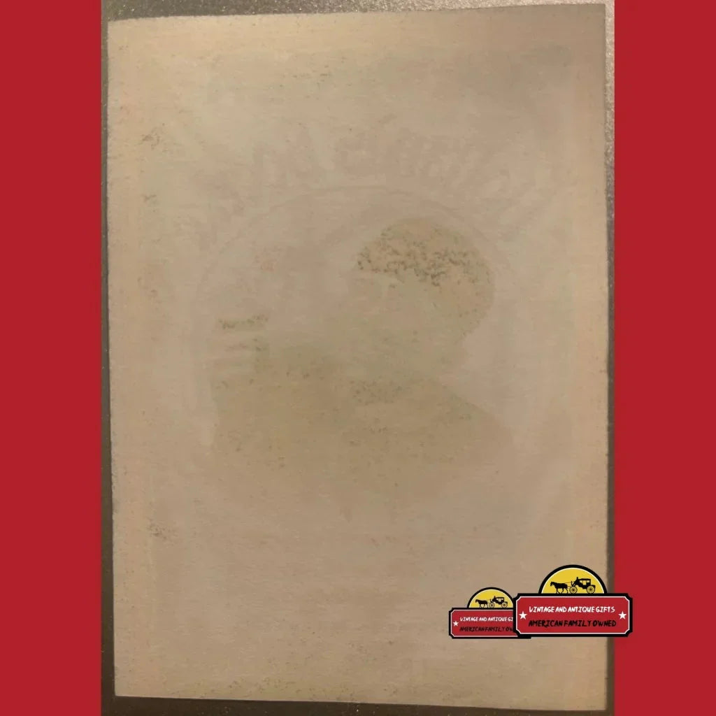 Rare 1920s Antique Vintage Genever Hollands Boerke Liquor Label